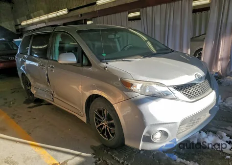 2012 Toyota Sienna Sport from USA, damaged, VIN 5TDXK3DC9CS223332